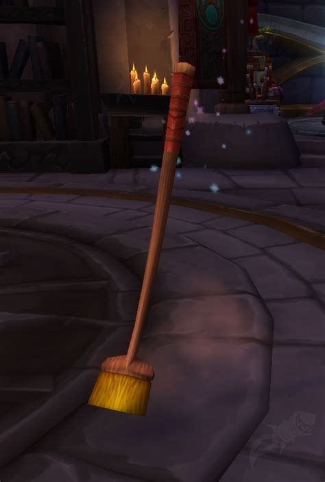 Broom with magical powers in world of warcraft